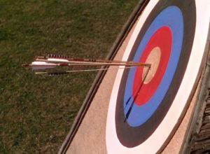 Arrow-split-from-The-Adventures-of-Robin-Hood-1938-300x220 The Most Egregious Archery Errors in Film and Fiction. Error #4 Great Archers Can Split Arrows